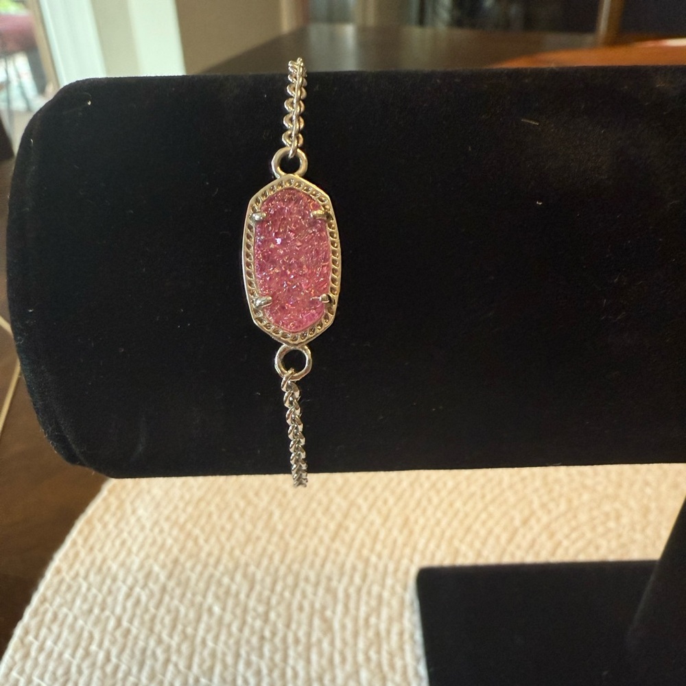 Kendra Scott Elegant Pink Stone Bracelet